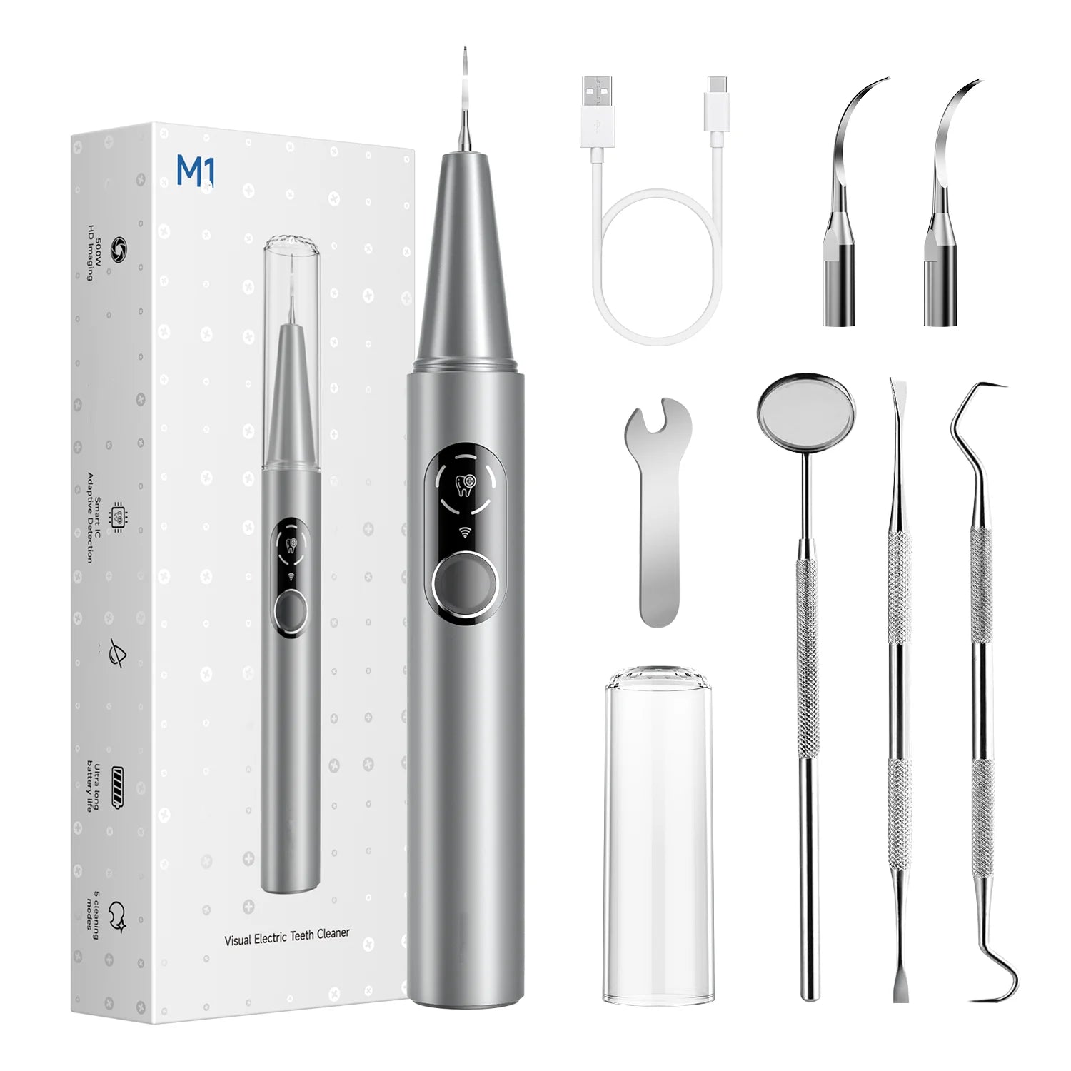 Electric Ultrasonic Teeth Cleaner with HD Camera - 20