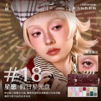 16-Color Highly Pigmented Matte and Shimmer Eyeshadow Palette