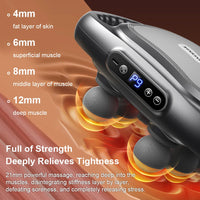 6-Head Deep Tissue Muscle Massage Gun
