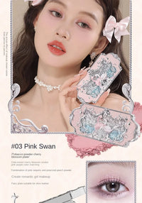 6-Color Swan Ballet Eyeshadow Palette