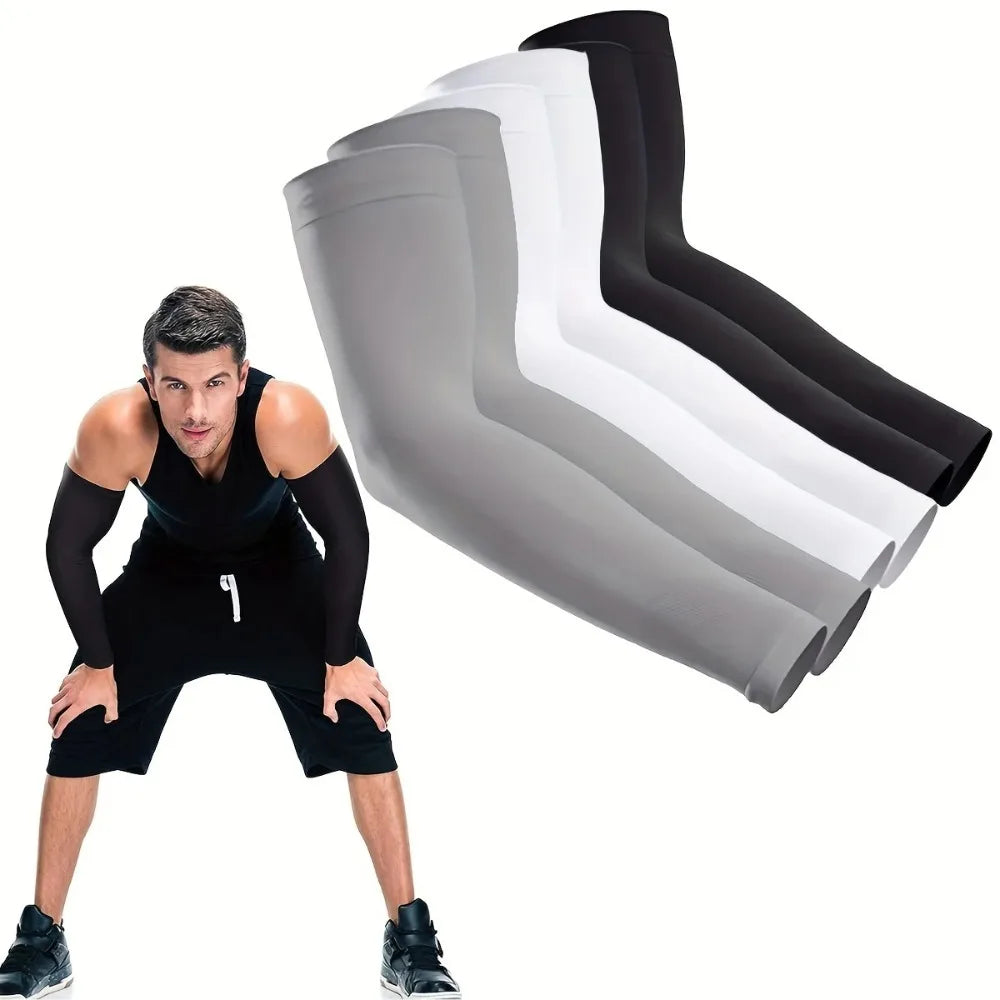 Cooling UV Protection Sun Sleeves for Outdoor Sports