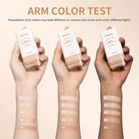Matte Foundation Stick with Built-In Blending Brush