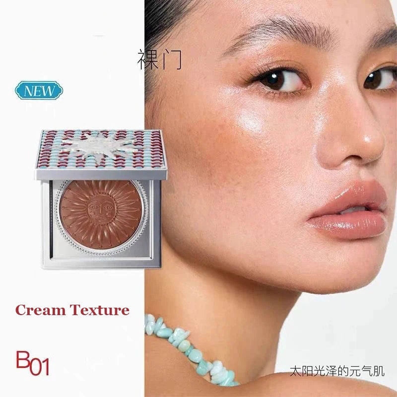 Emotional Shimmer Pressed Powder Blush for Natural Radiant Glow - 20