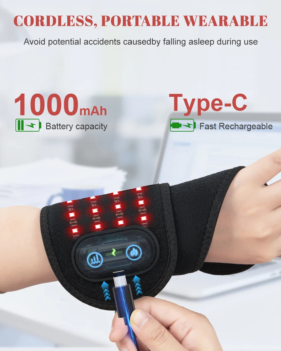 Red Light Therapy Wrap for Wrist and Ankle Pain Relief - 11