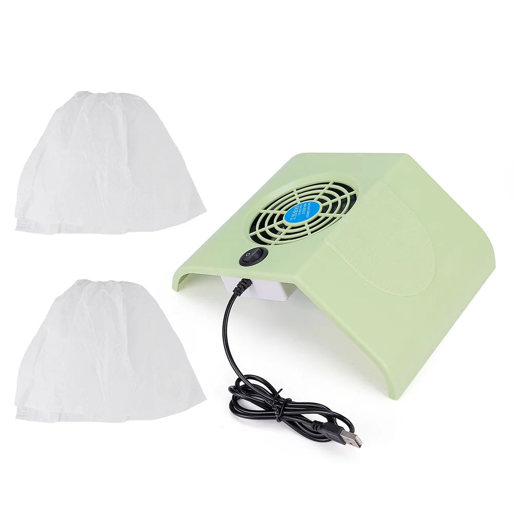 Portable USB Nail Dust Vacuum Collector - 23
