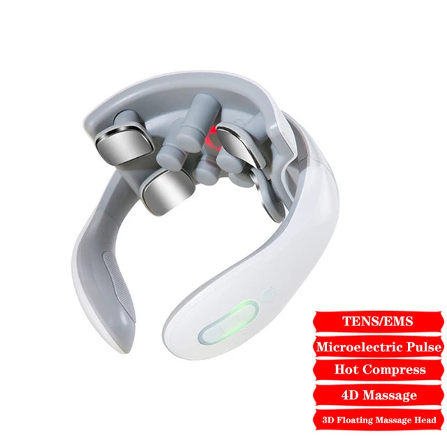 Smart Electric Neck Massager with Pulse and Heat - 21
