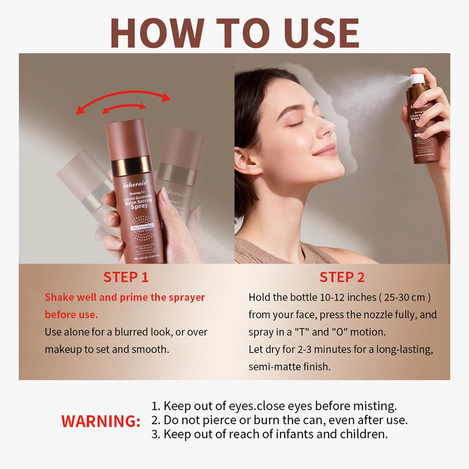 Liquid Blurring Balm Makeup Setting Spray - 14