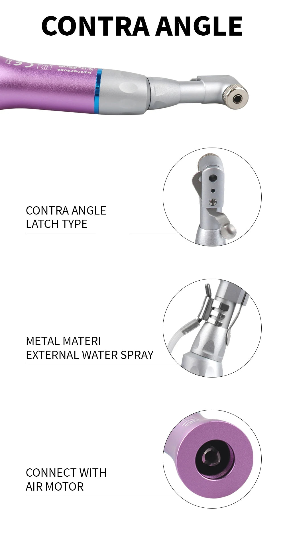 Professional 5-Piece LED Dental Handpiece Kit - 7
