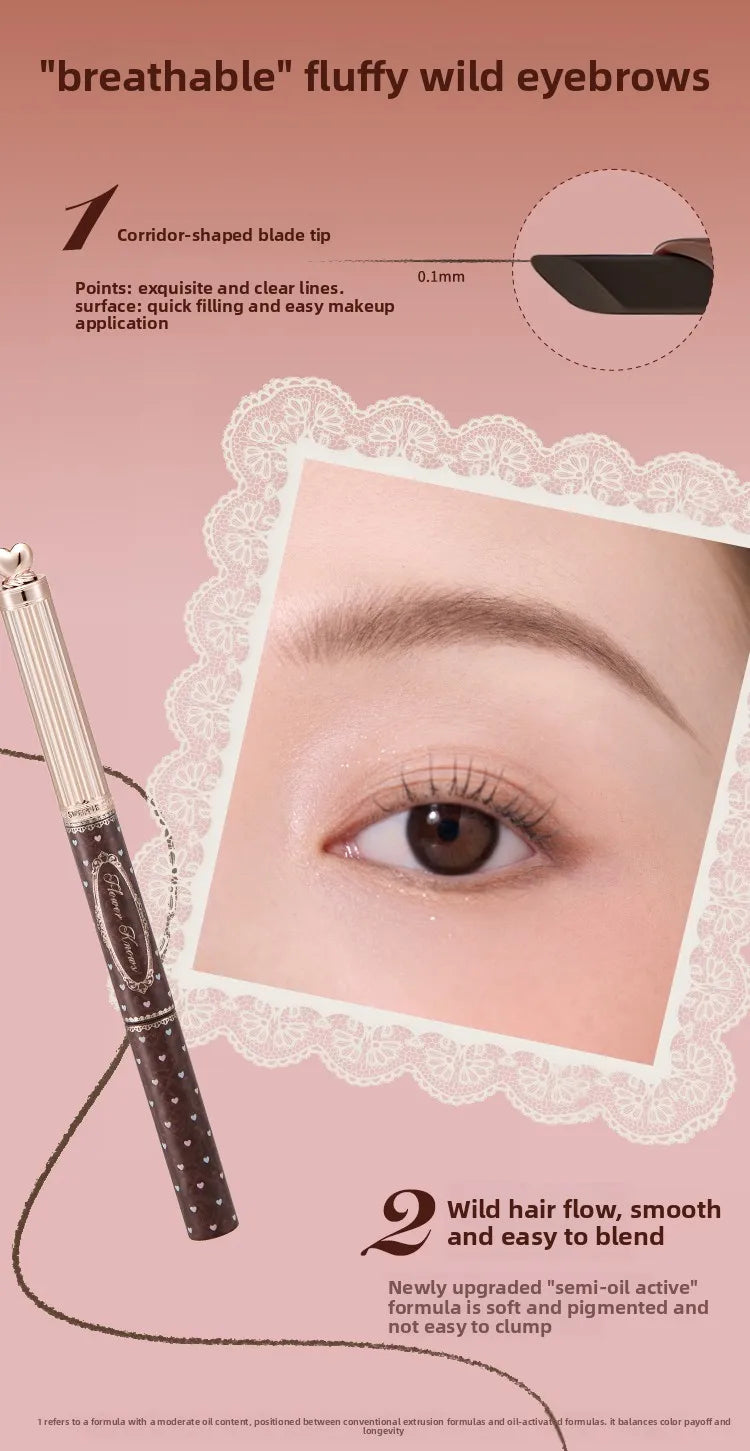 Dual-Ended Waterproof Eyebrow Pencil and Tint Gel - 11