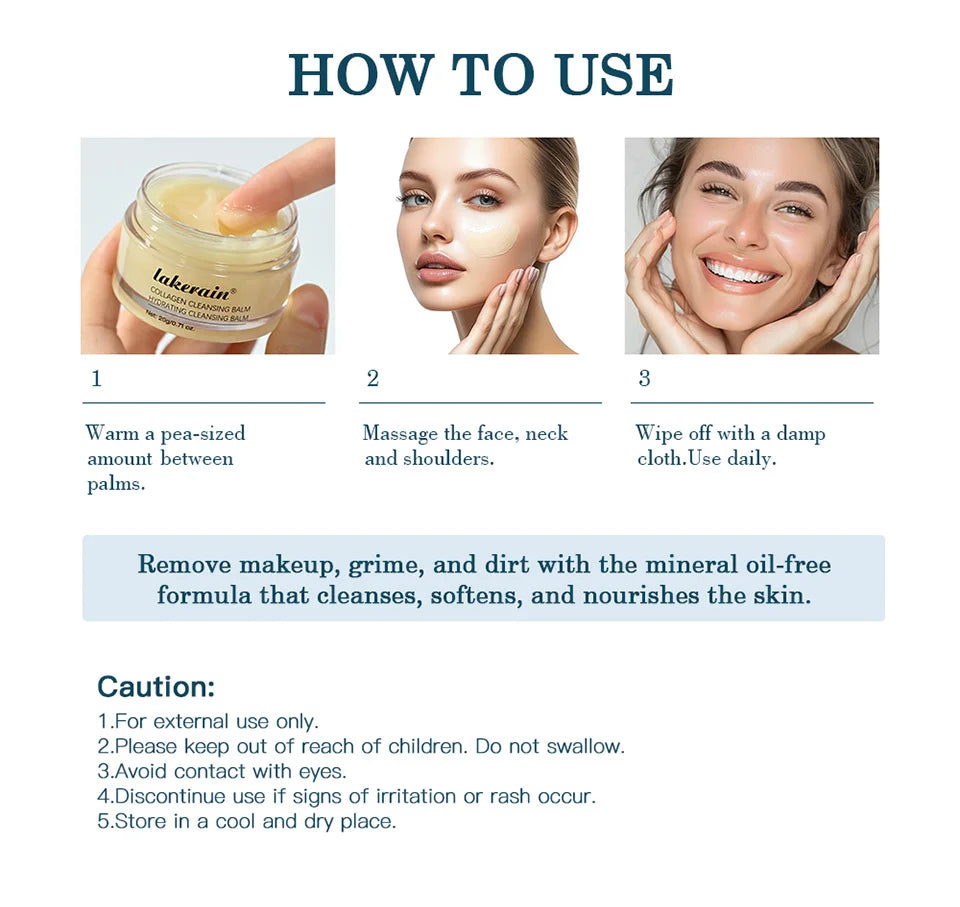 Collagen Hydrating Makeup Cleansing Balm - 14