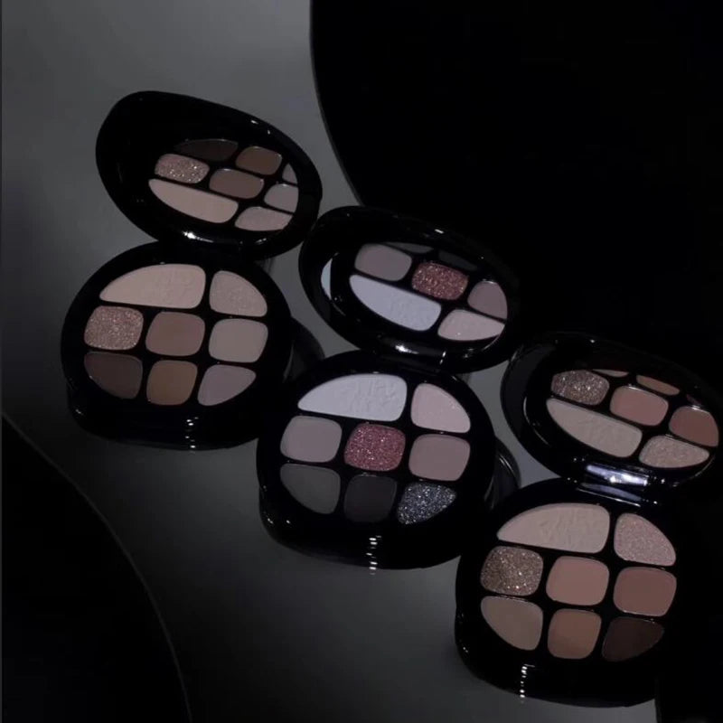 Smoky Amber 8-Color Eyeshadow Palette for Long-Lasting Glam - 3