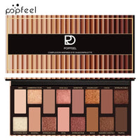 16-Color Waterproof Shimmer and Matte Eyeshadow Palette