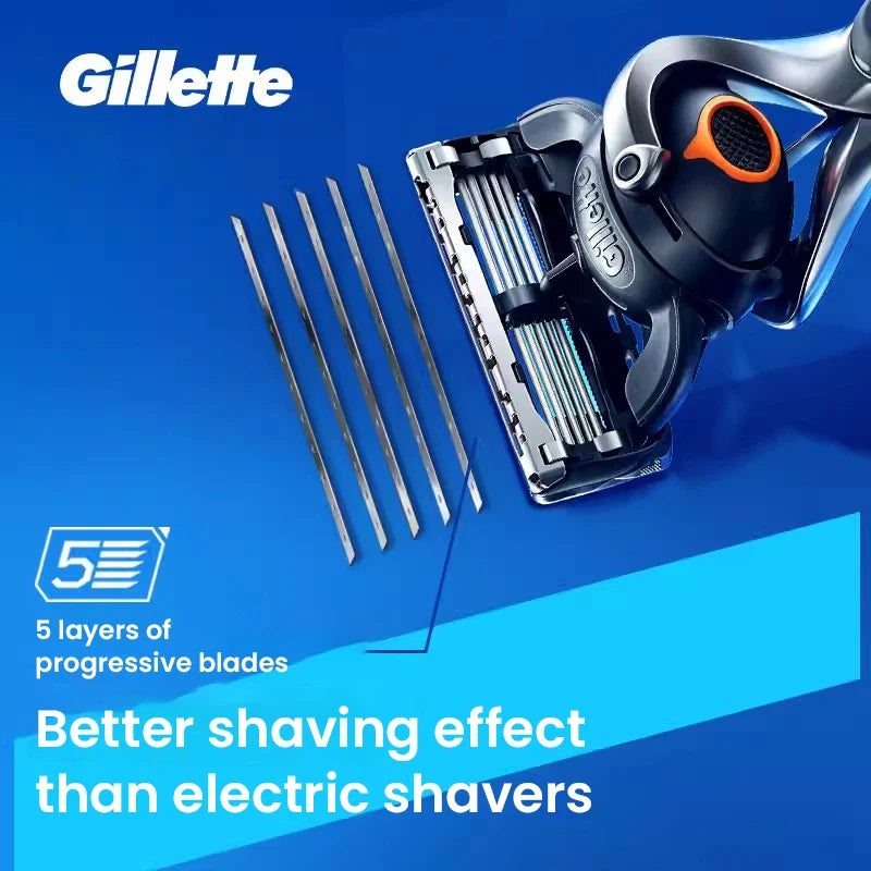 5-Blade Precision Men's Shaving Razor with Flexball Tech - 6