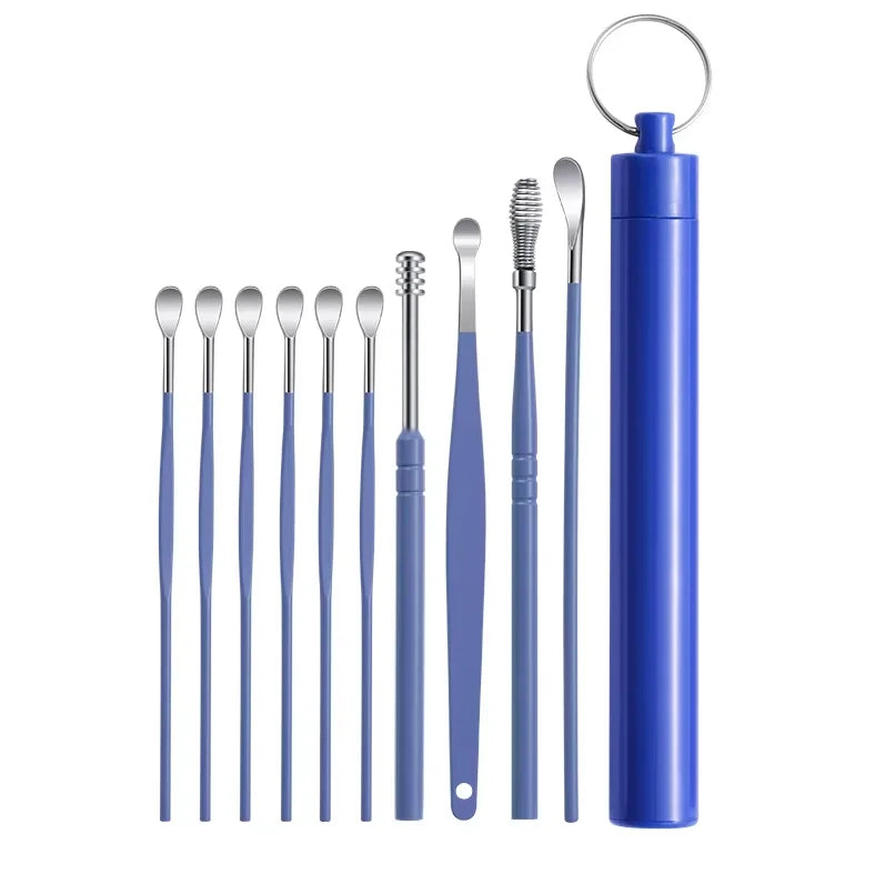 Professional Stainless Steel Ear Wax Removal Kit - 18