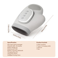 Electric Air Compression Hand Massager with Heat