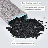 Natural Bamboo Charcoal Odor Absorber Bags (10 Pack)