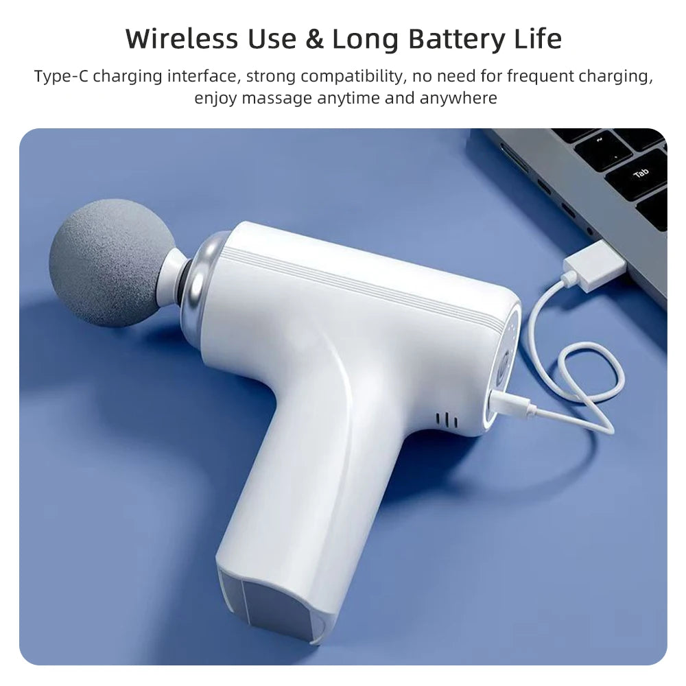 Portable Electric Deep Tissue Muscle Massage Gun - 11