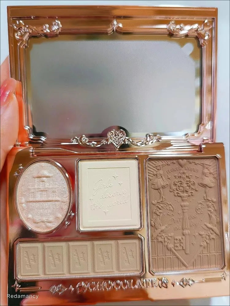All-in-One Sculpting Highlighter and Contour Face Palette - 8