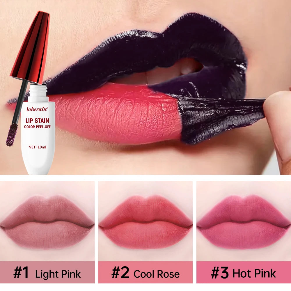 Waterproof Peel-Off Lip Stain for Long-Lasting Color - 2