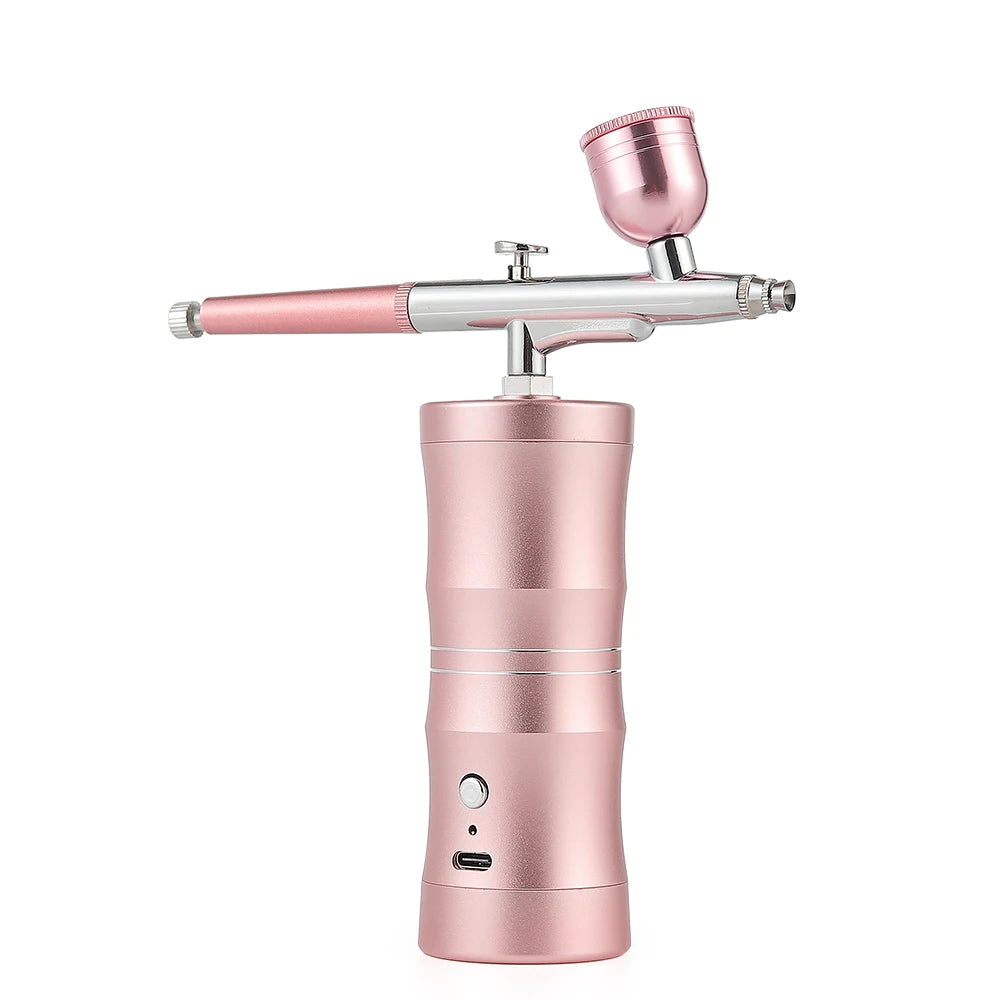 Portable Mini Airbrush Kit for Nail Art and Makeup - 34