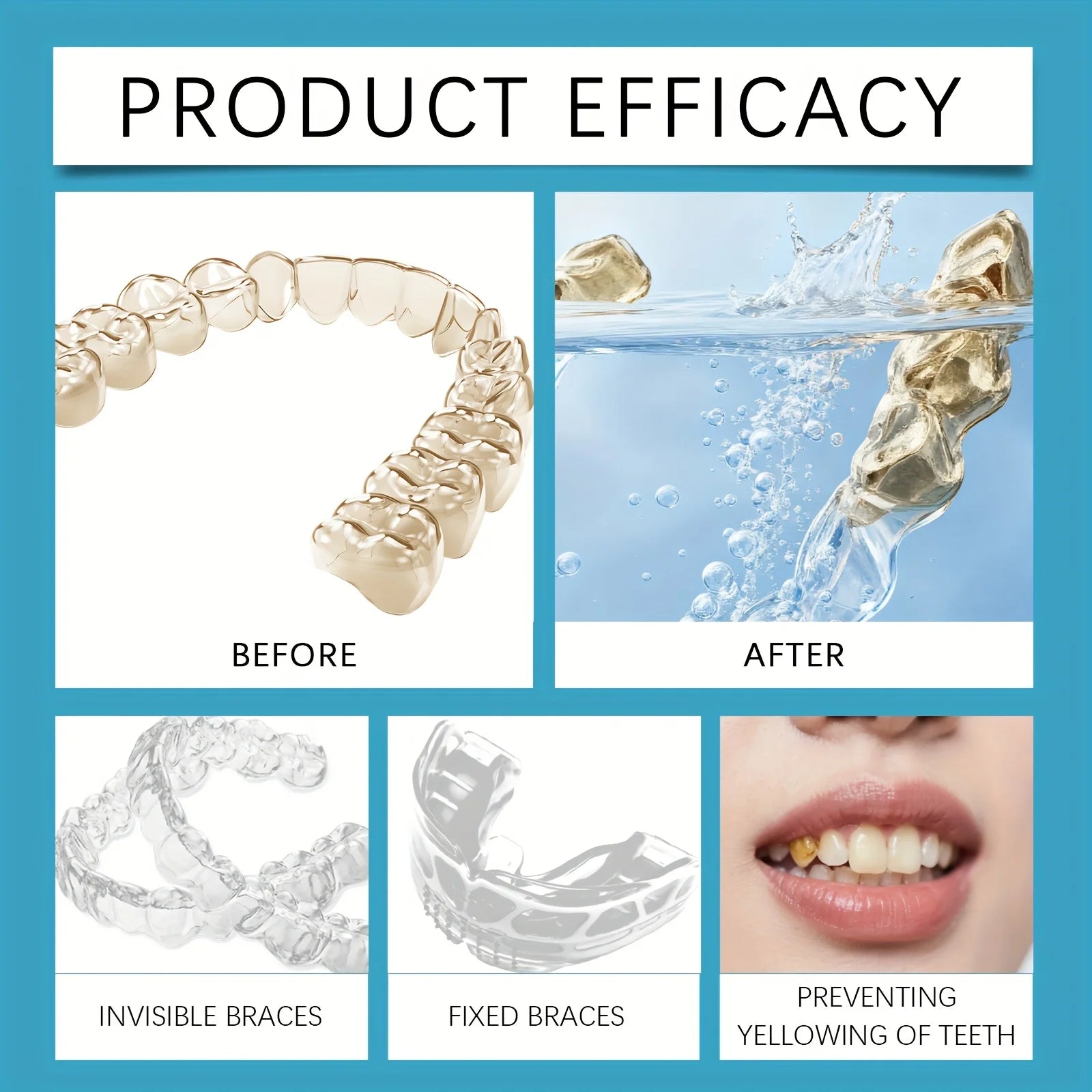 Effervescent Denture and Retainer Cleaning Tablets Kit - 2