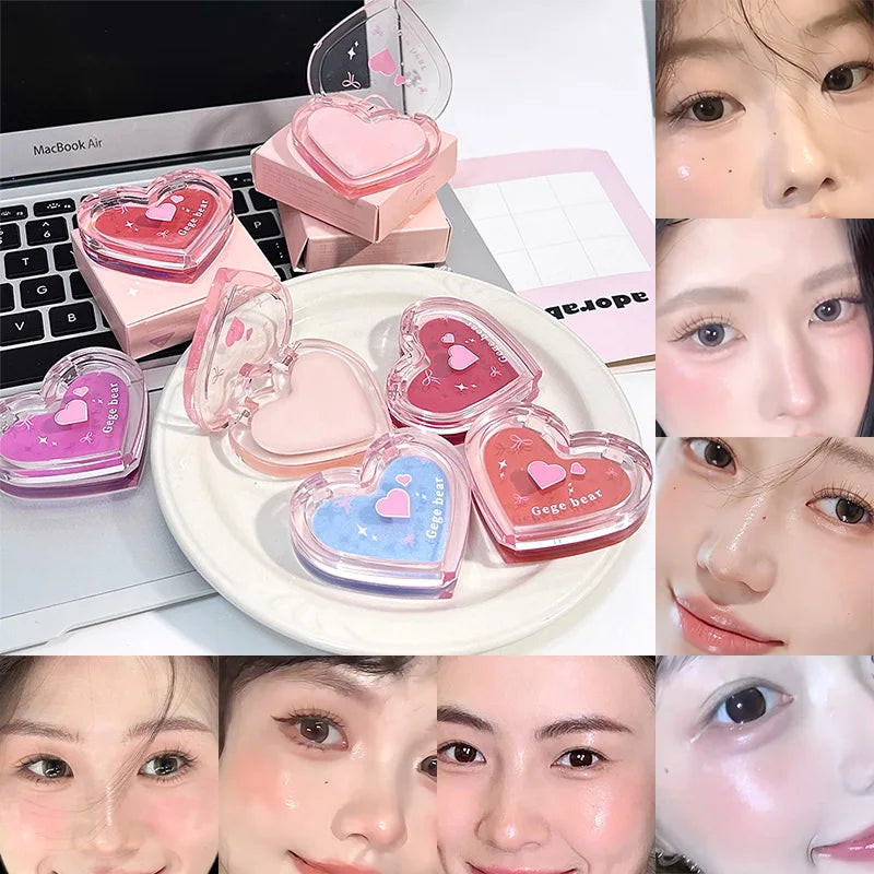 Heart-Shaped Water-Luminous Blush & Highlighter Cream