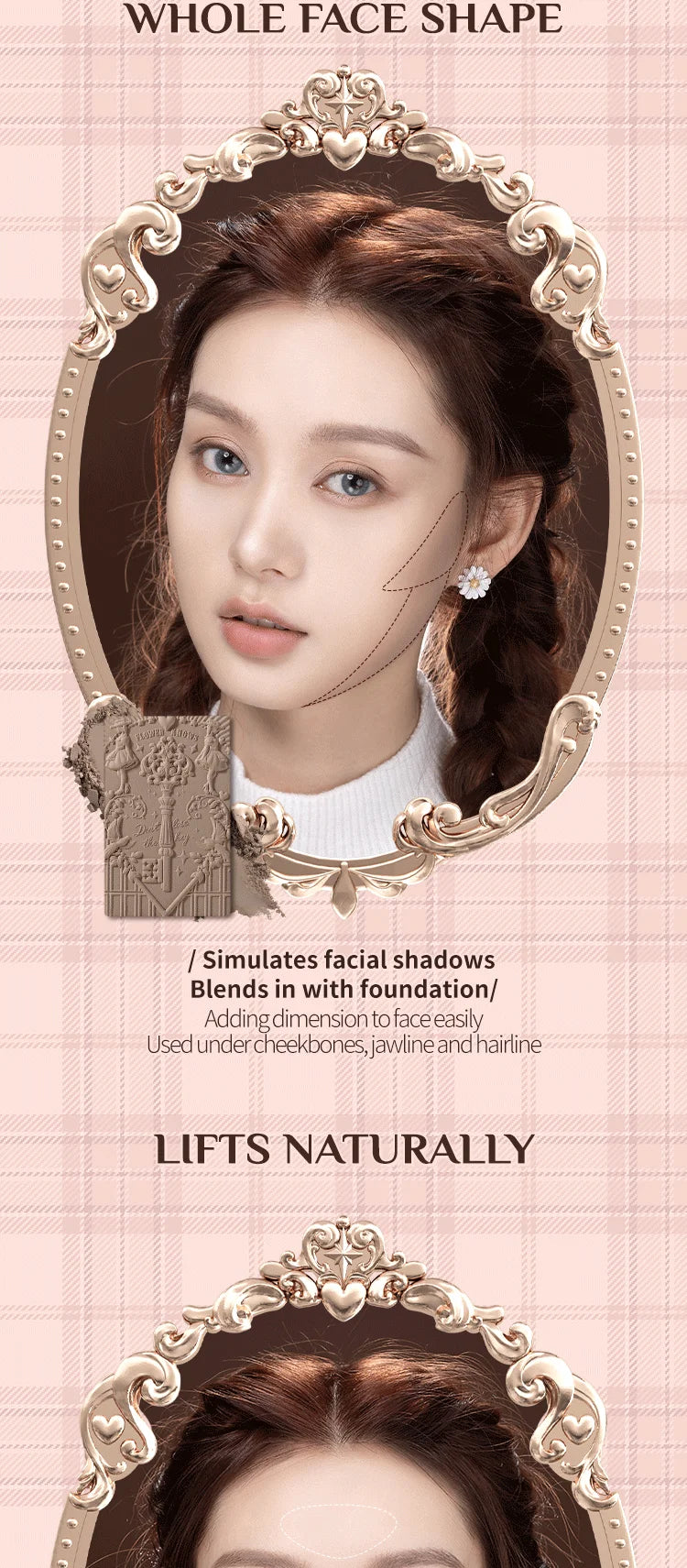 All-in-One Sculpting Highlighter and Contour Face Palette - 10