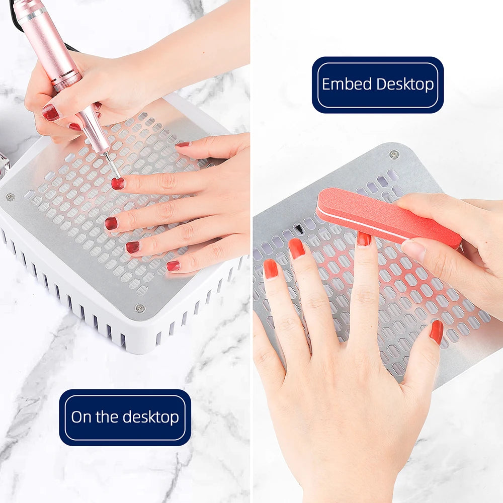 2-in-1 Powerful Nail Dust Collector and Manicure Vacuum - 11
