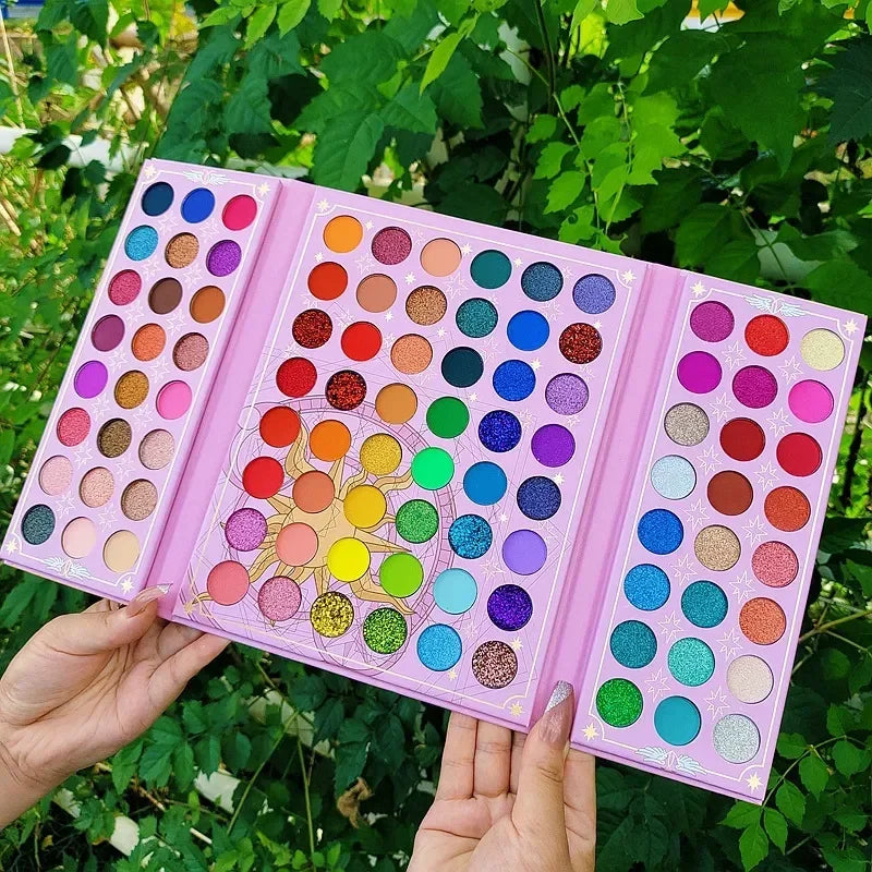 96-Color Professional Eyeshadow Palette for Every Occasion - 14