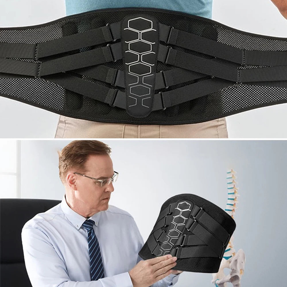 Ergonomic Lumbar Support Brace for Back Pain Relief - 16