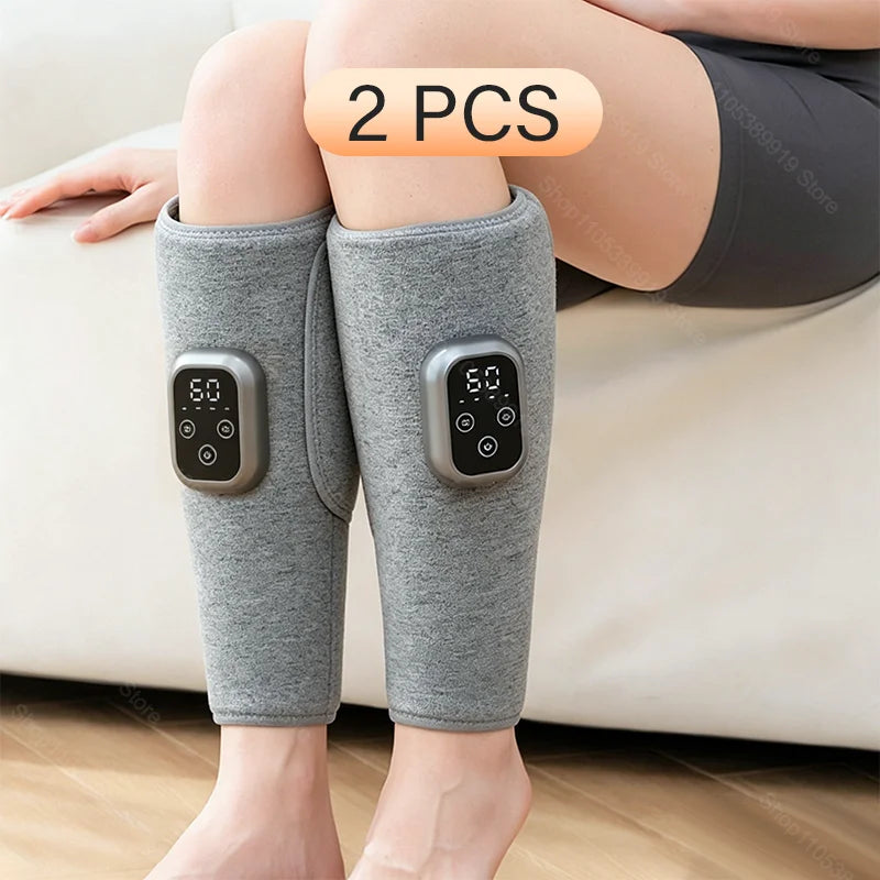 Electric Air Compression Leg Massager with Heat - 28