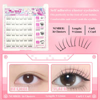 Glue-Free Individual K-Pop Style Lash Extensions