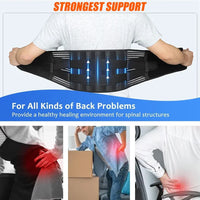 Adjustable Lumbar Support Back Brace for Pain Relief