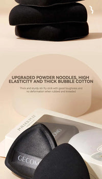 Dual-Sided Triangle Makeup Puff for Flawless Blending