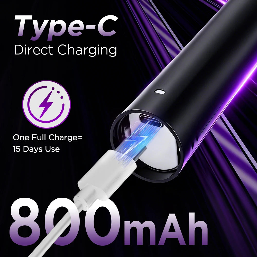 Rechargeable Rotary Electric Toothbrush with 4 Heads - 20