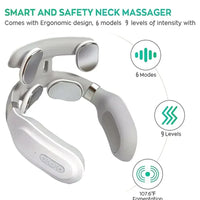 Electric Pulse Neck and Shoulder Massager with Heat Therapy