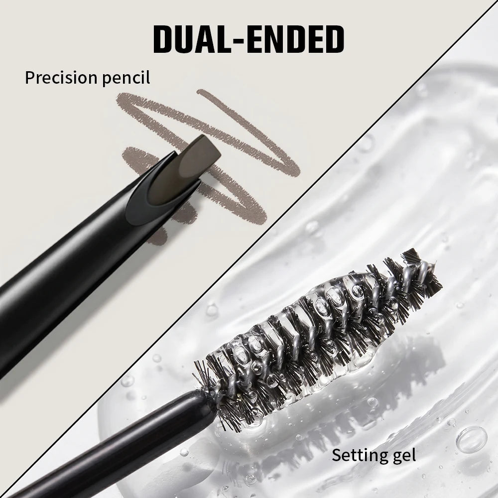 2-in-1 Waterproof Eyebrow Pencil and Sculpting Gel - 5
