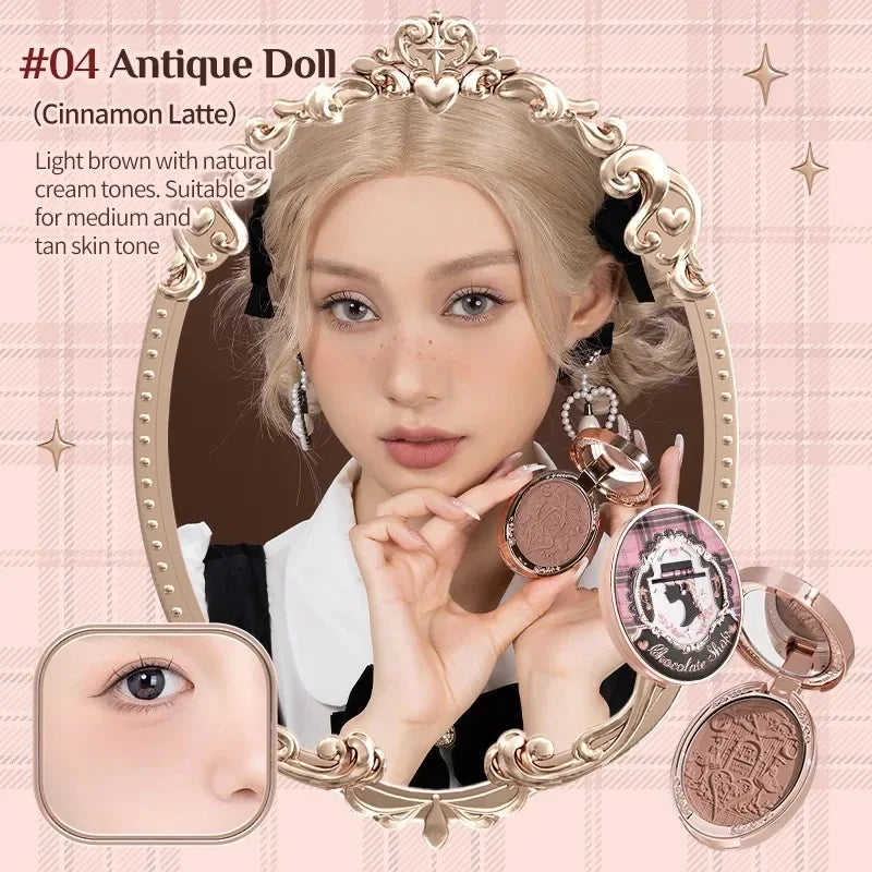 Long-Lasting Embossed Matte Powder Blush - 22