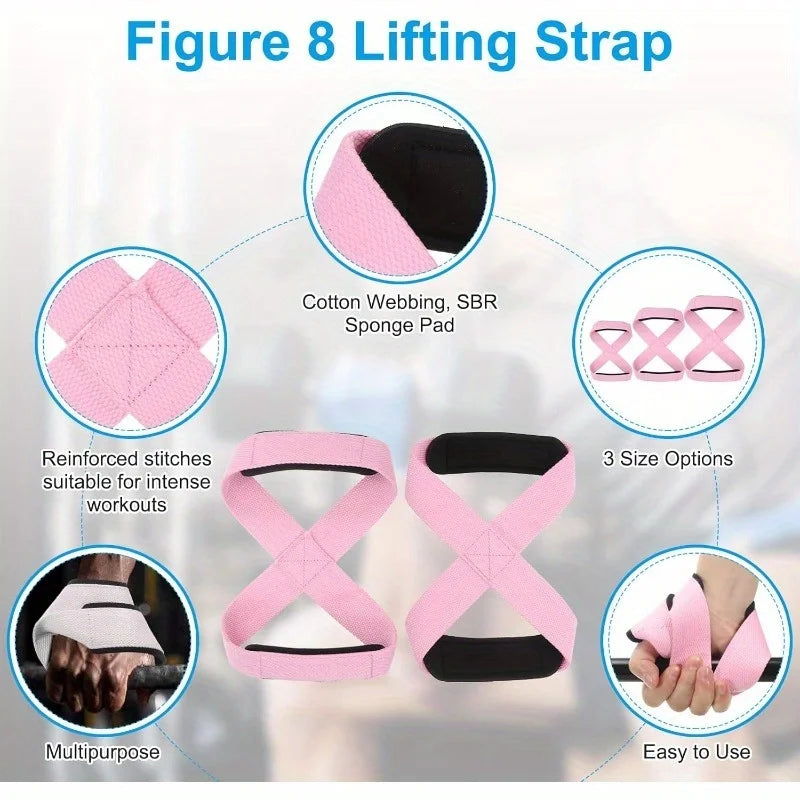 Weightlifting Wrist Straps for Enhanced Grip and Strength - 4
