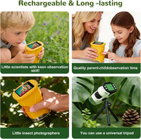 Portable Digital Microscope for Kids STEM Learning