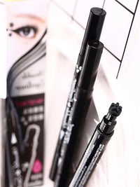 Double-Ended Waterproof Eyeliner with Decorative Stamp