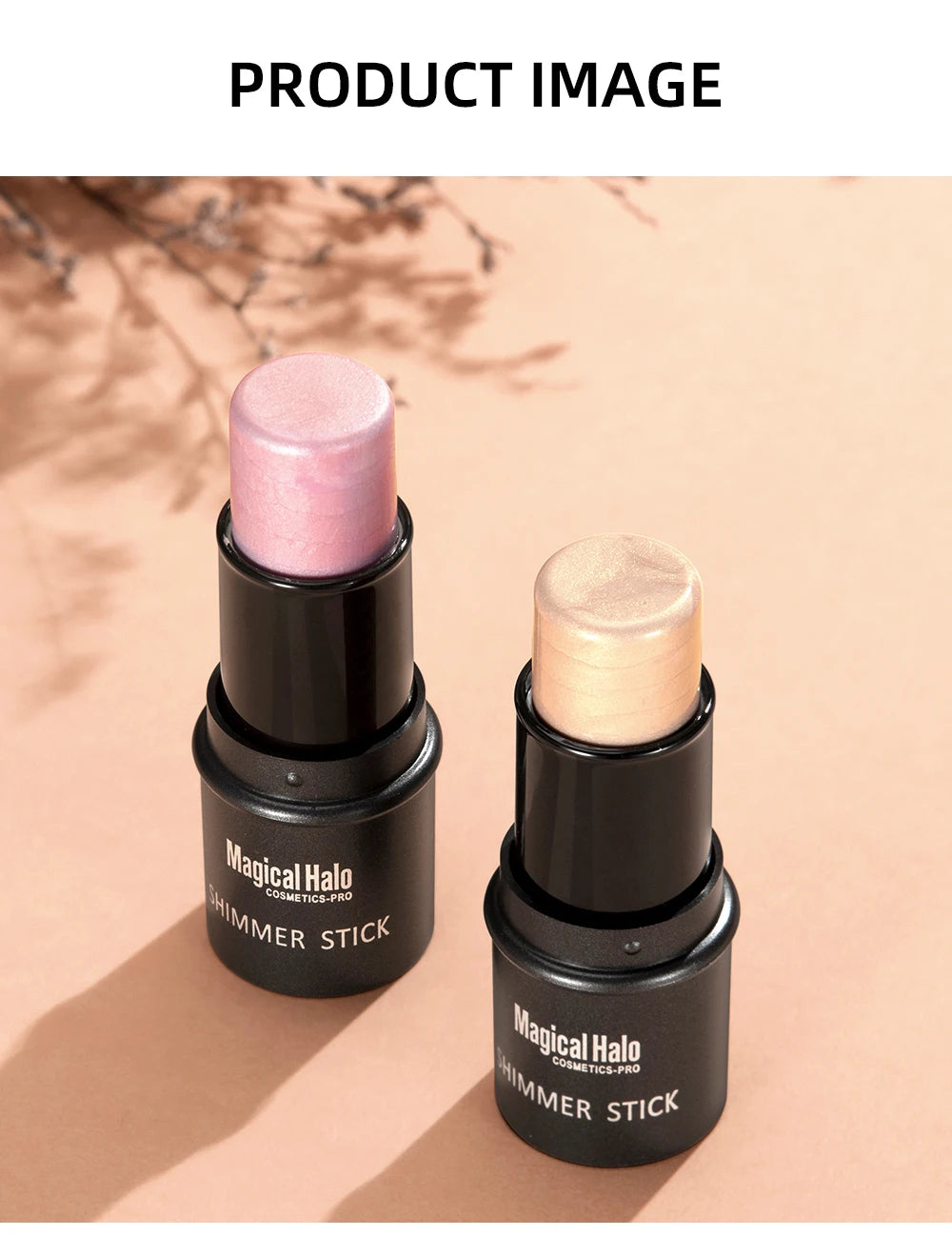 Creamy Face Highlighter and Contour Shimmer Stick - 16