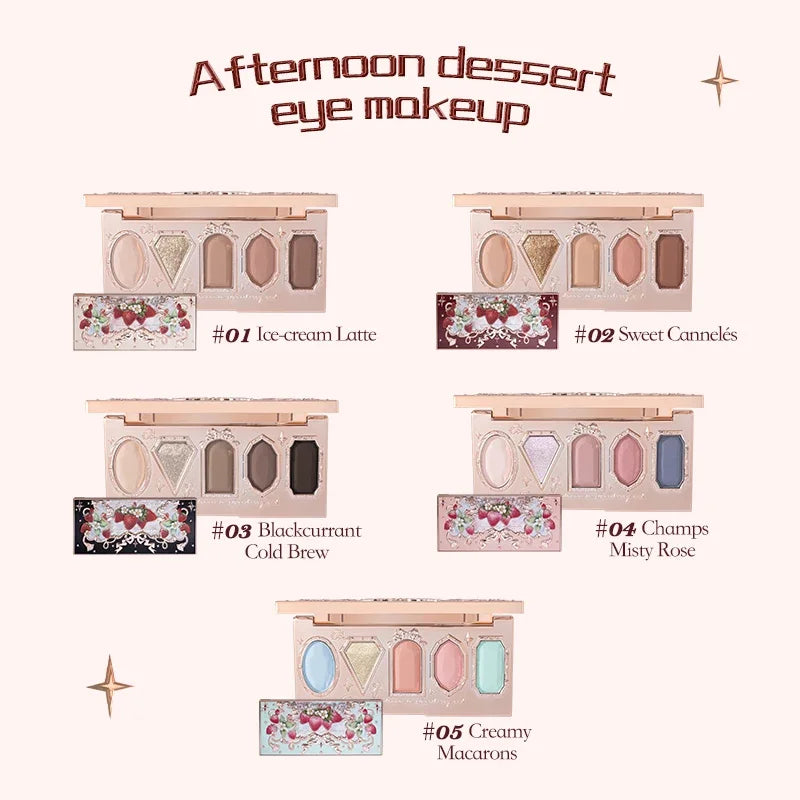 Rococo Style Strawberry Makeup Collection Set - 2