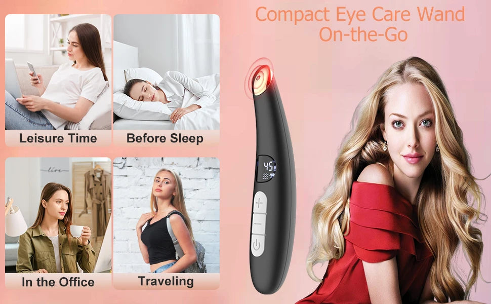 3-in-1 Heated Eye & Face Rejuvenation Wand - 13