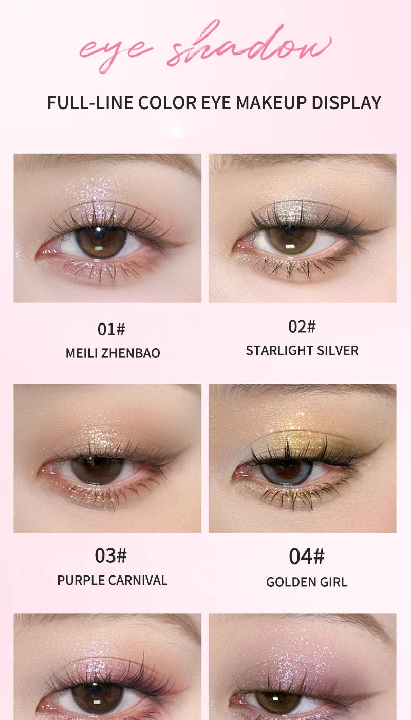 Water-Gloss Shimmer Eyeshadow Stick for Long-Lasting Makeup - 15