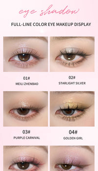 Water-Gloss Shimmer Eyeshadow Stick for Long-Lasting Makeup