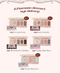 5-Color Shimmer and Glitter Eyeshadow Palette