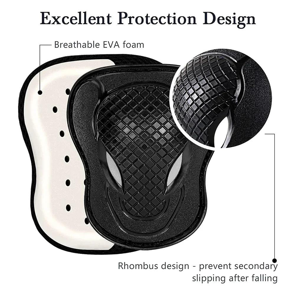 Protective Kids Knee and Elbow Pad Set for Sports - 16