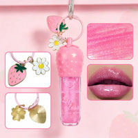 Hydrating Strawberry Pendant Mirror Lip Gloss