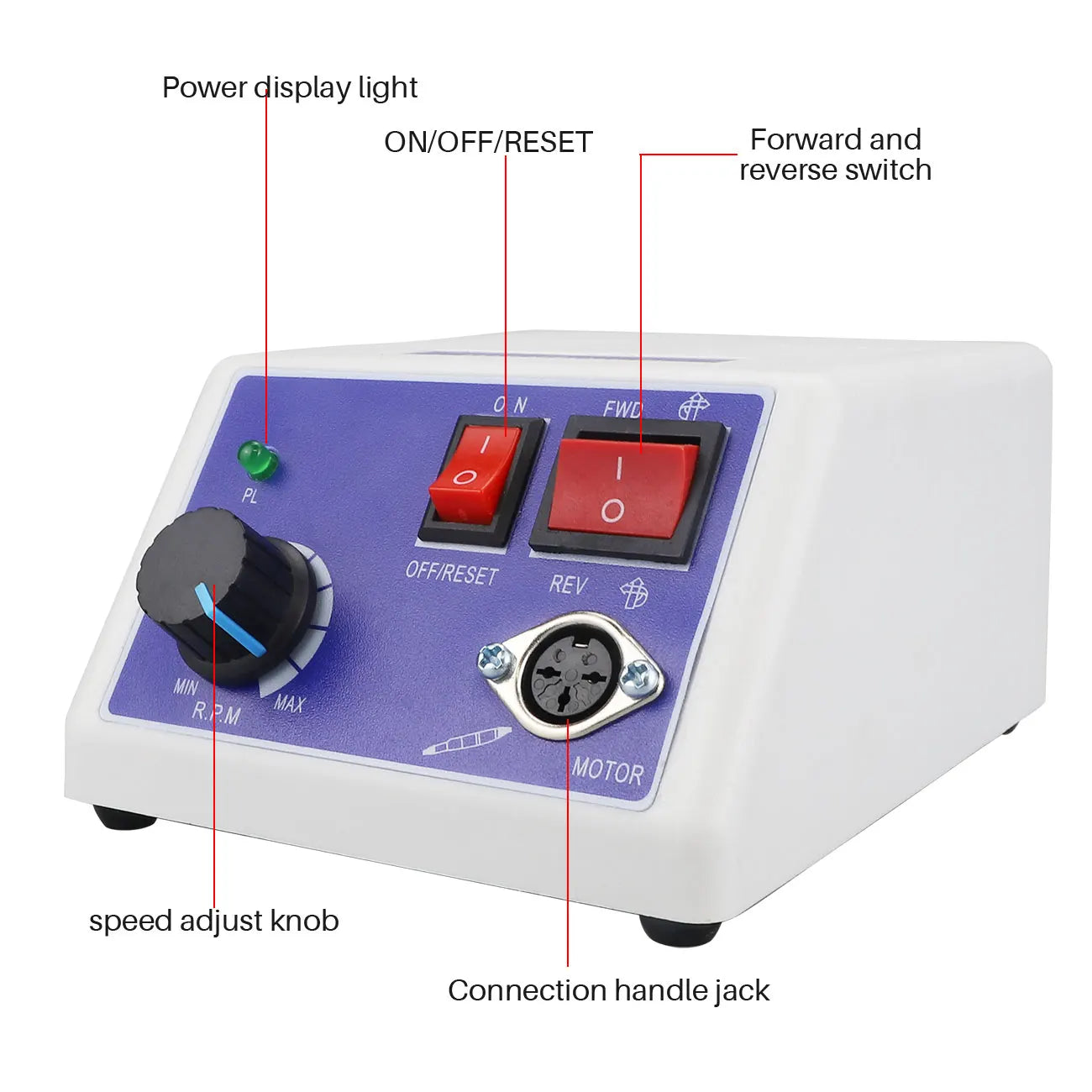 Professional Dental Lab Micromotor Polishing Handpiece System - 2